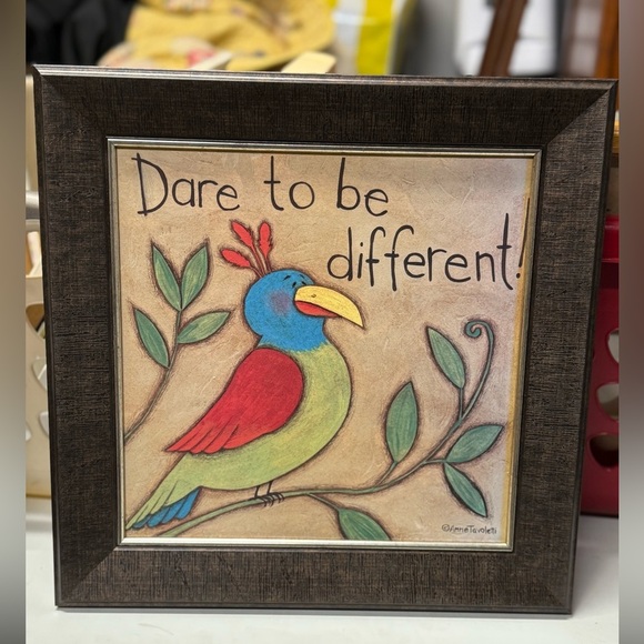 Dare to be different bird wall‎ decor - Picture 1 of 2